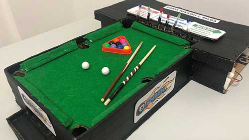 How to Make a D-I-Y Mini Billiard Game (Sensor-Based Game)