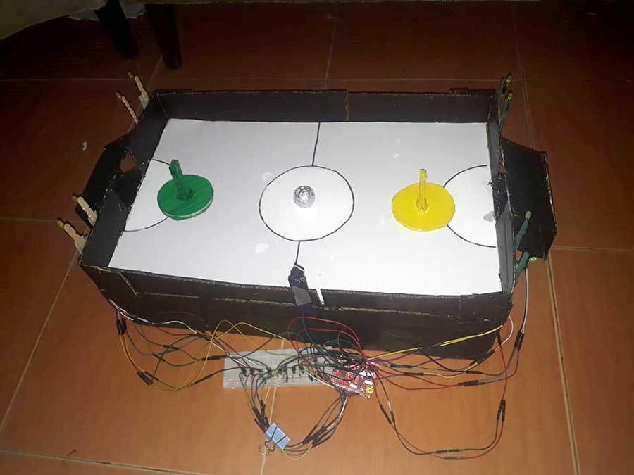 Arduino DIY Hockey Game with LEDs