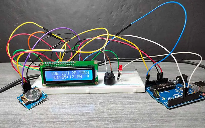 DS1307 RTC Alarm Setup